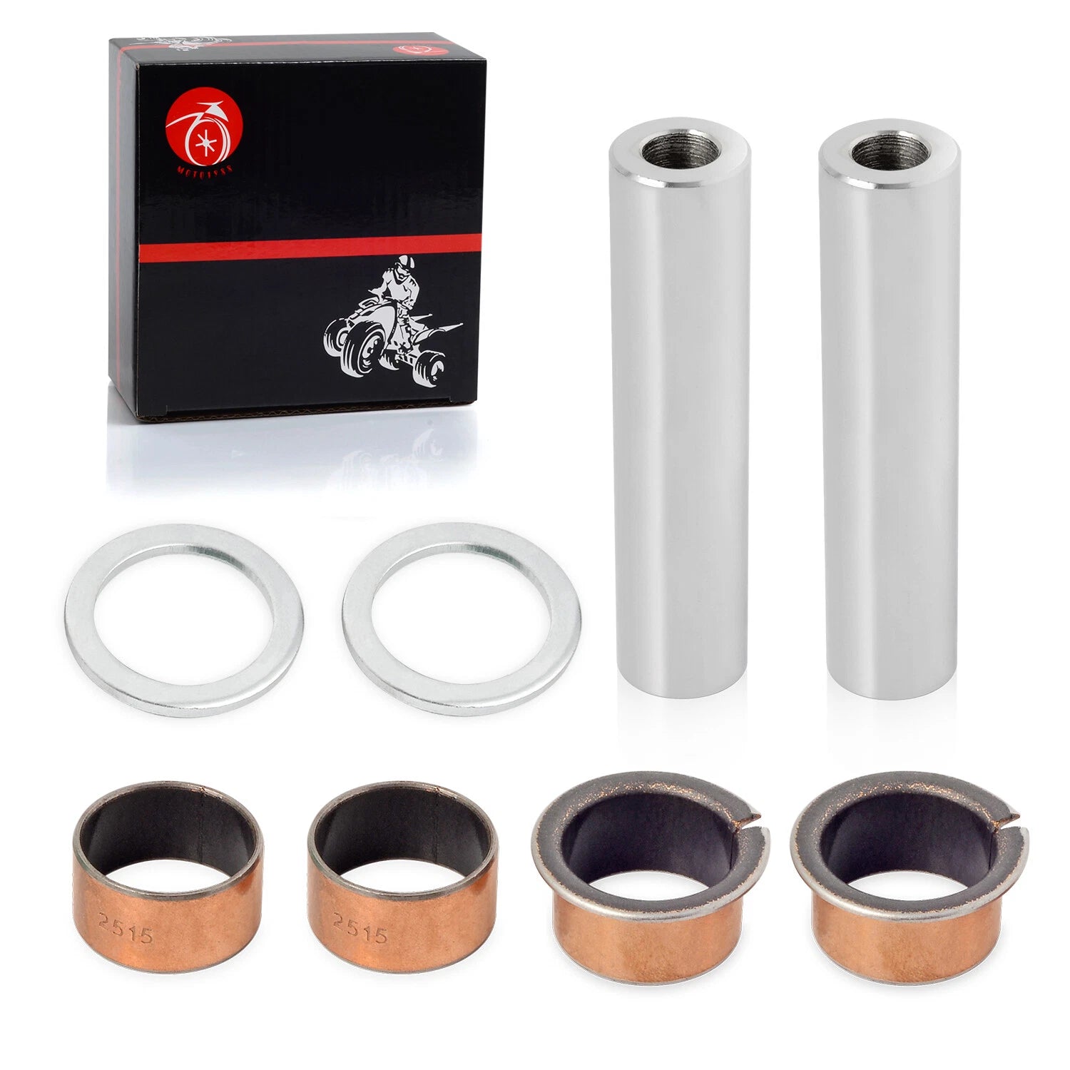 Spindle King Pin Tube Bushing Repair Kit for EZGO RXV Golf Cart (2008–Present)