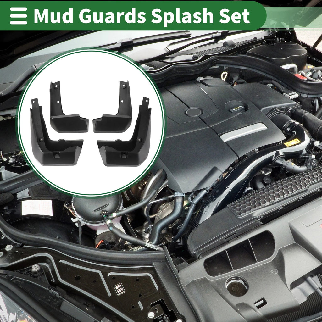 Mud Flaps Splash Guards Front Rear Replacement for Honda Fit Sport (2014–2017)