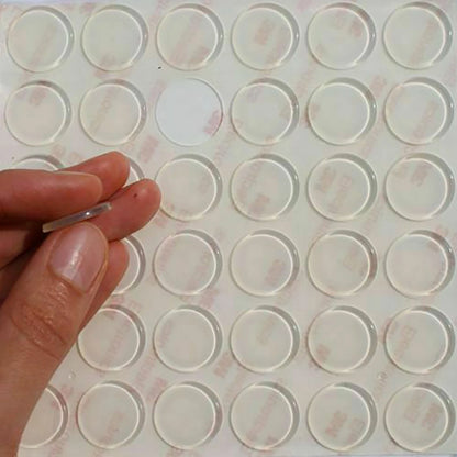 64 Pack Silicone Anti-Collision Pads with 3M Sticker for Universal Use