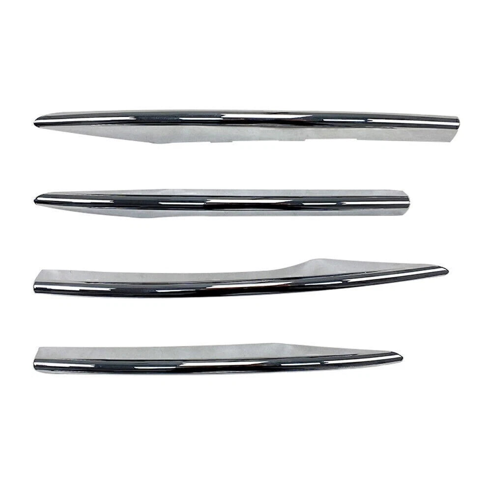 Chrome Front Fog Light Trim Cover for Mercedes Benz E Class W213 (2017–2023)
