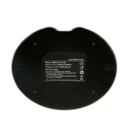 Dual Slot Micro USB Battery Charger for Sony ILCE-9 A7M3 (2017–2020)
