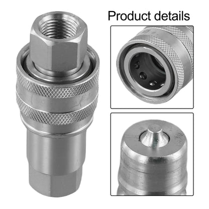 Reliable Hydraulic Quick Connector with M16x1 5mm Female Thread Design