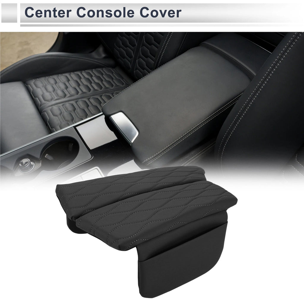 Car Center Console Cover with Storage Bag for BMW 5 Series (2011–2017)