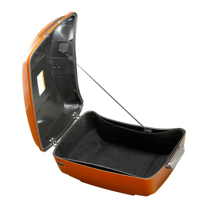 King Trunk for Harley Touring Street Glide (2014–2025) - Scorched Orange