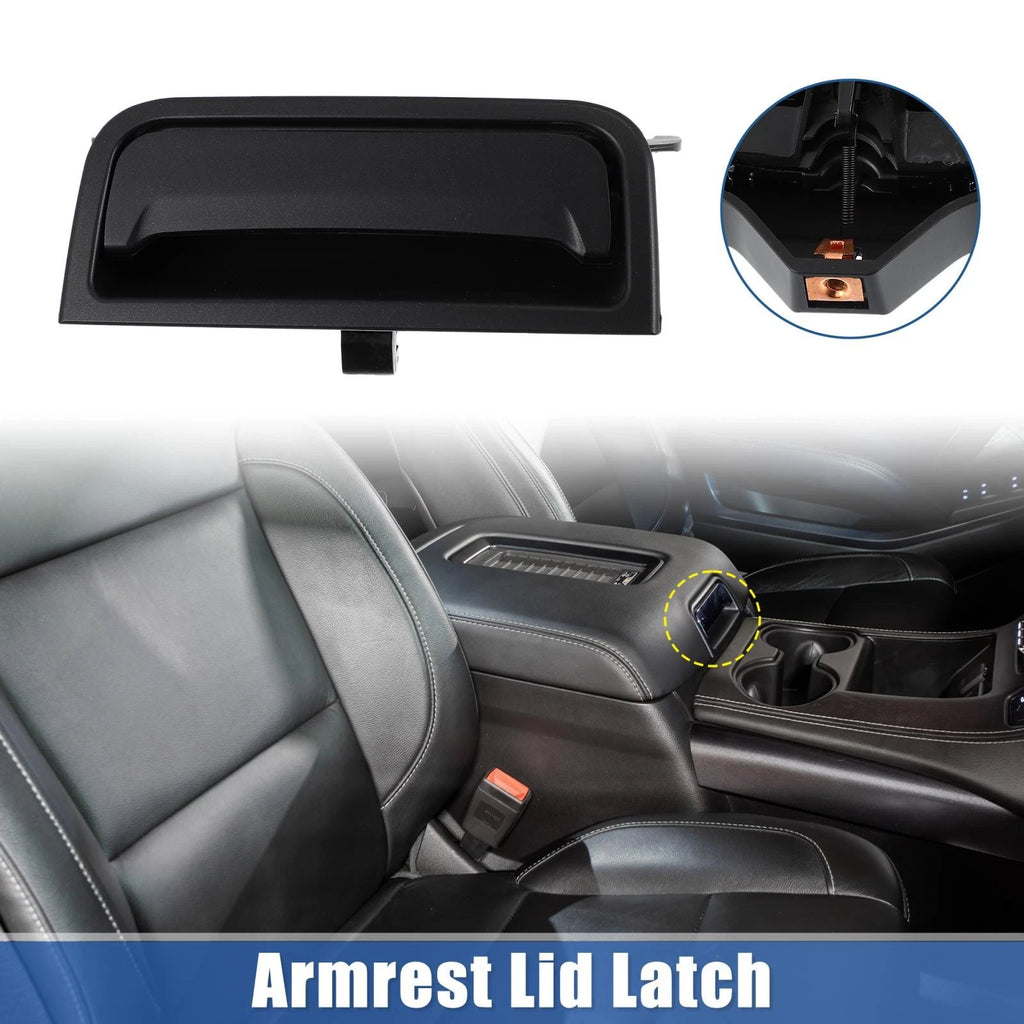 Center Console Lock Cover Replacement for GMC Bright Black (2005–2020)