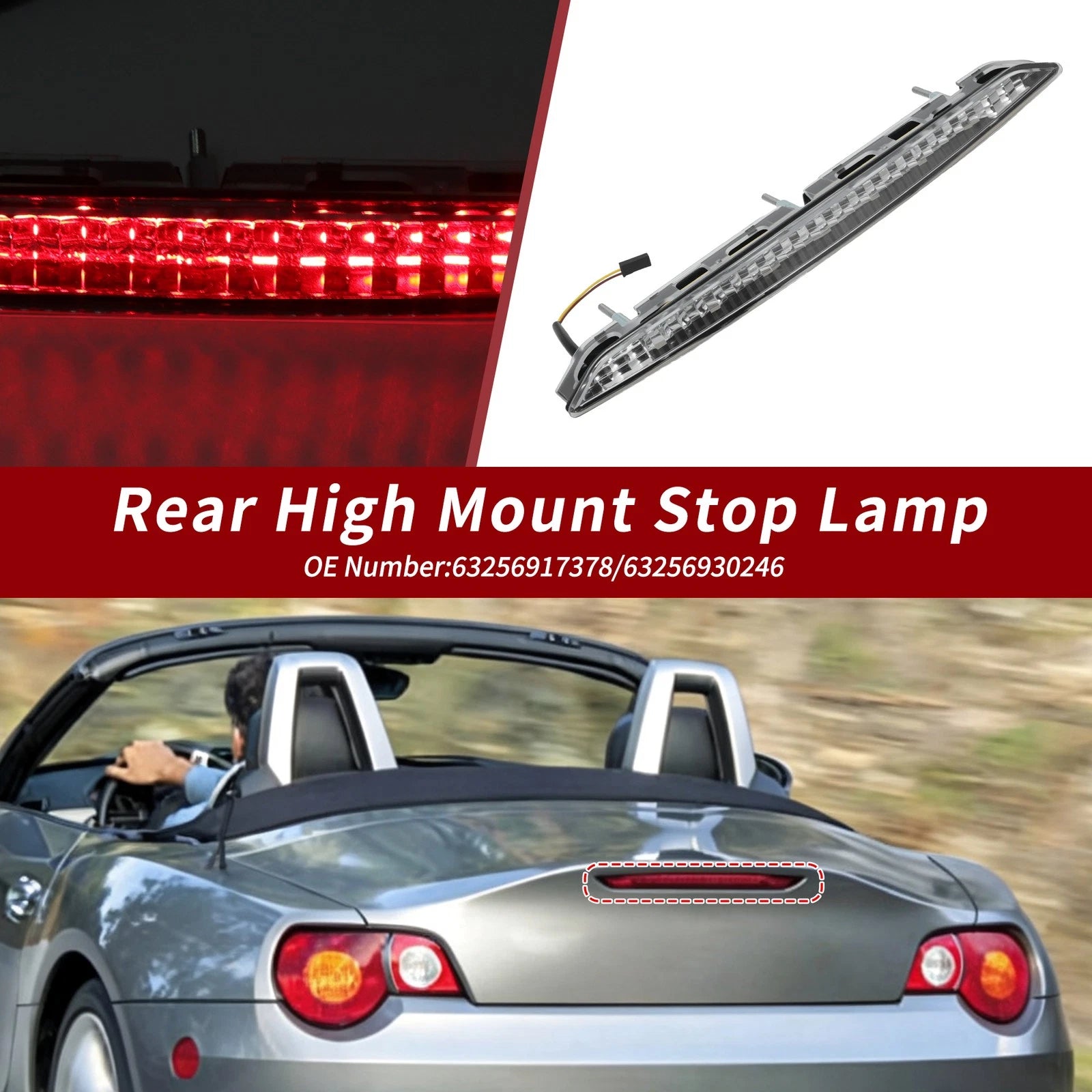 LED Third Brake Light for BMW Z4 E85 (2003–2008) 63256917378
