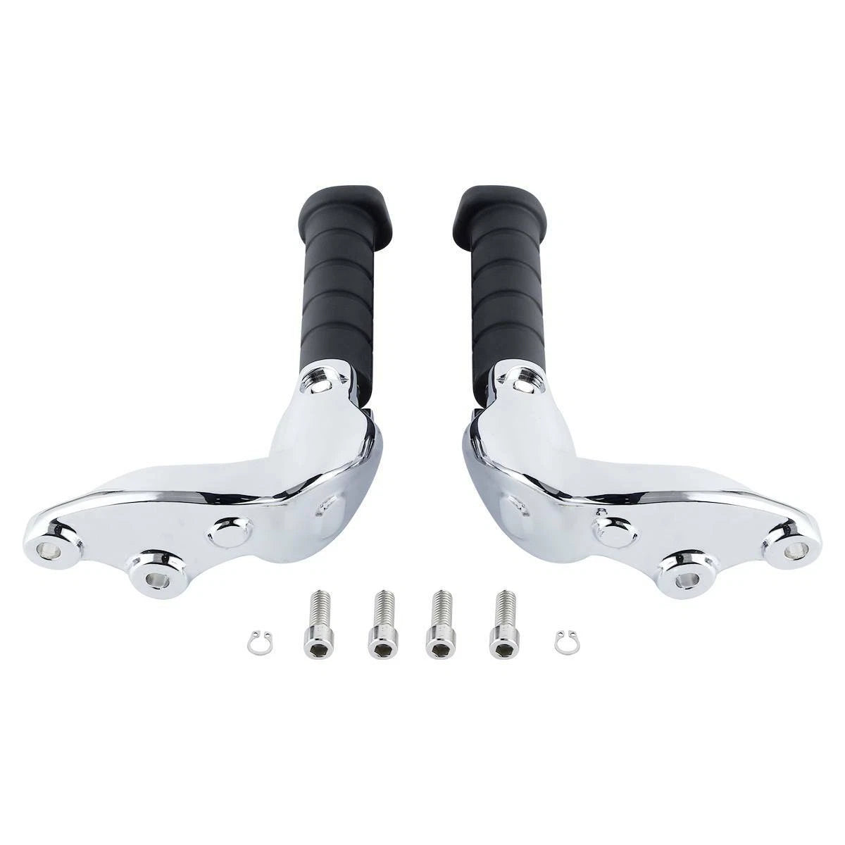 Chrome Passenger Footpeg Pegs Mount Bracket for Indian Scout (2015–2023)