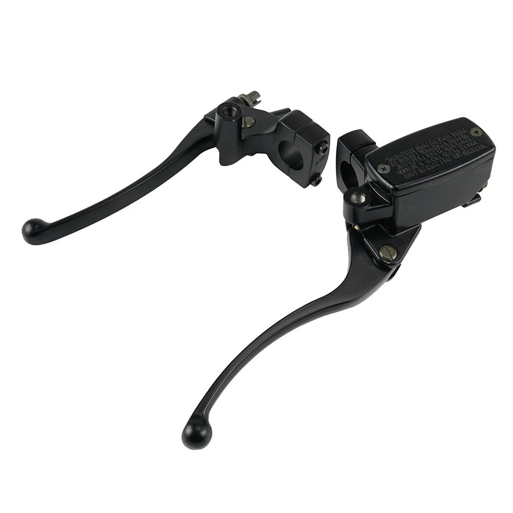 1" Motorcycle Handlebars Hydraulic Brake Master Cylinder & Clutch Lever