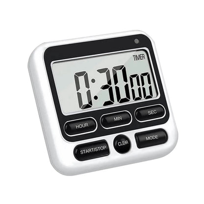 Digital Kitchen Timer with Magnetic Back and Countdown Feature