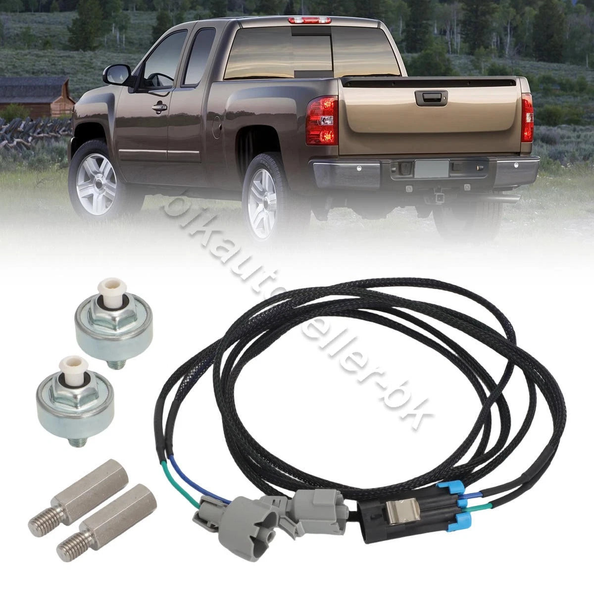 Knock Sensor Relocation Kit for GM Gen 3 LS V8 (LS1, LS6, LQ4, LQ9, LM7)