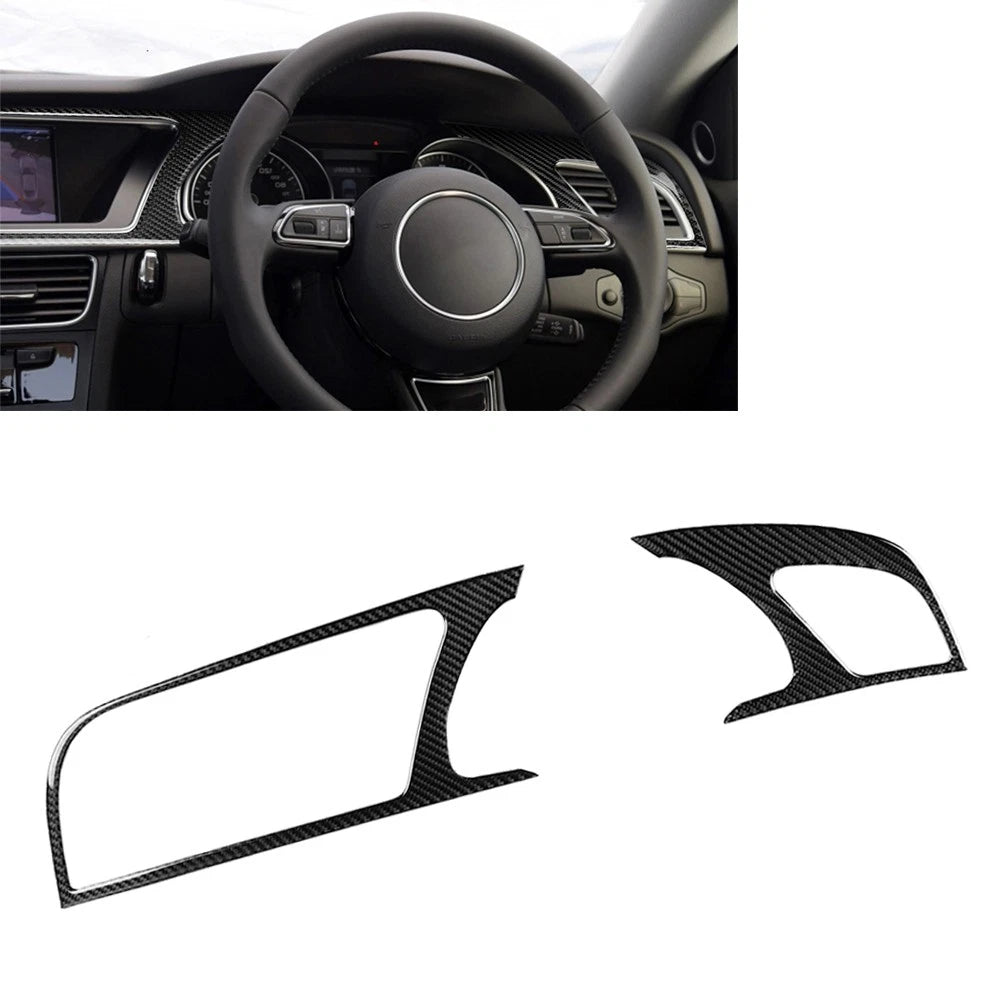 2X RHD Dashboard Instrument Panel Cover Trim for Audi A5 RS5 S5 (2008–2017)