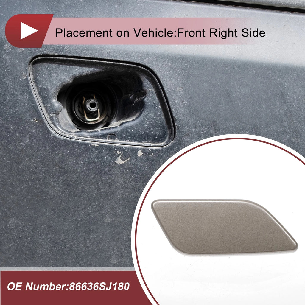 Front Right Washer Nozzle Cover Cap Replacement for Subaru Forester 2022-2024 Copper