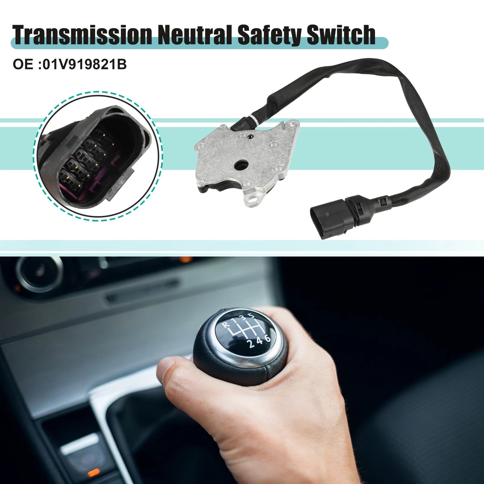 Neutral Safety Switch for VW and Audi Multi Function Transmission (1998–2016)