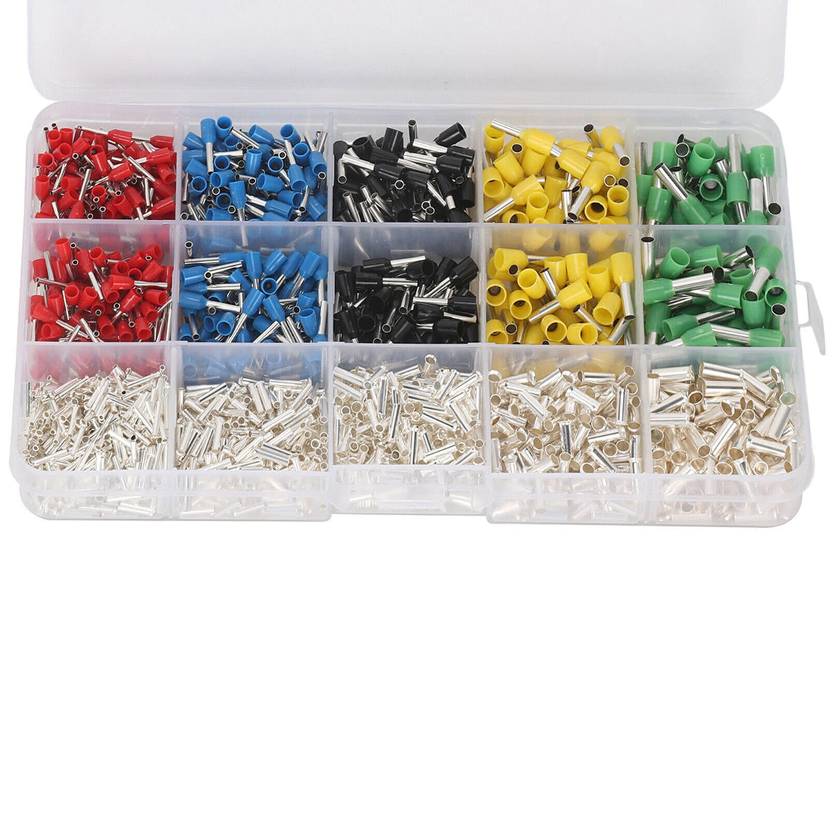 Cable Cord Pin End Bootlace Ferrule Terminal Wire Crimp Connector Kit (1640 pcs)