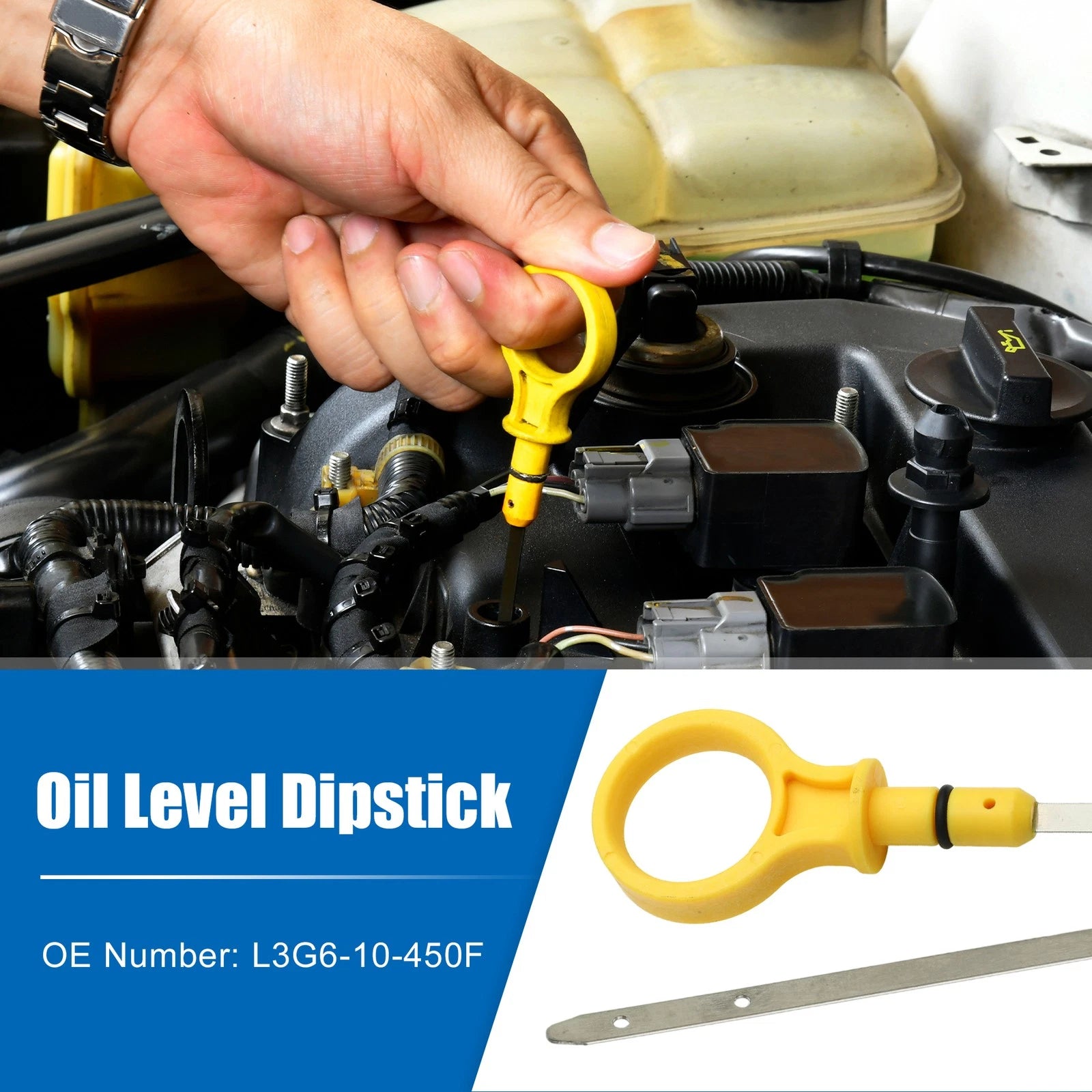 Engine Oil Level Dipstick for Mazda 3 2010–2013
