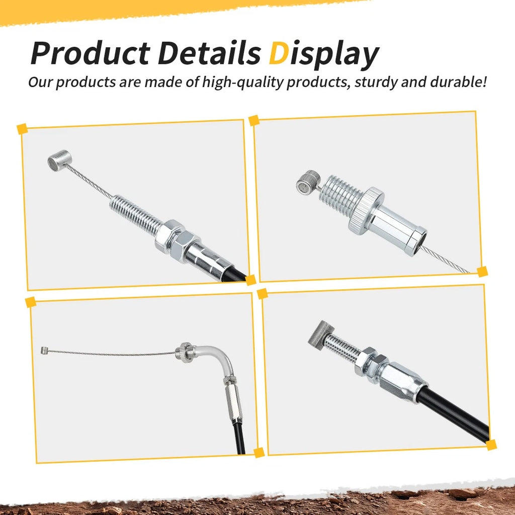 Throttle Cable for Honda Shadow 750 VT750 (1998–1999, 2003) 17920-MBA-000, 17910-MBA-000