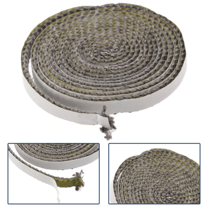 10mm Wide Self-Adhesive Glass Seal for Stove (Fire-Rope)