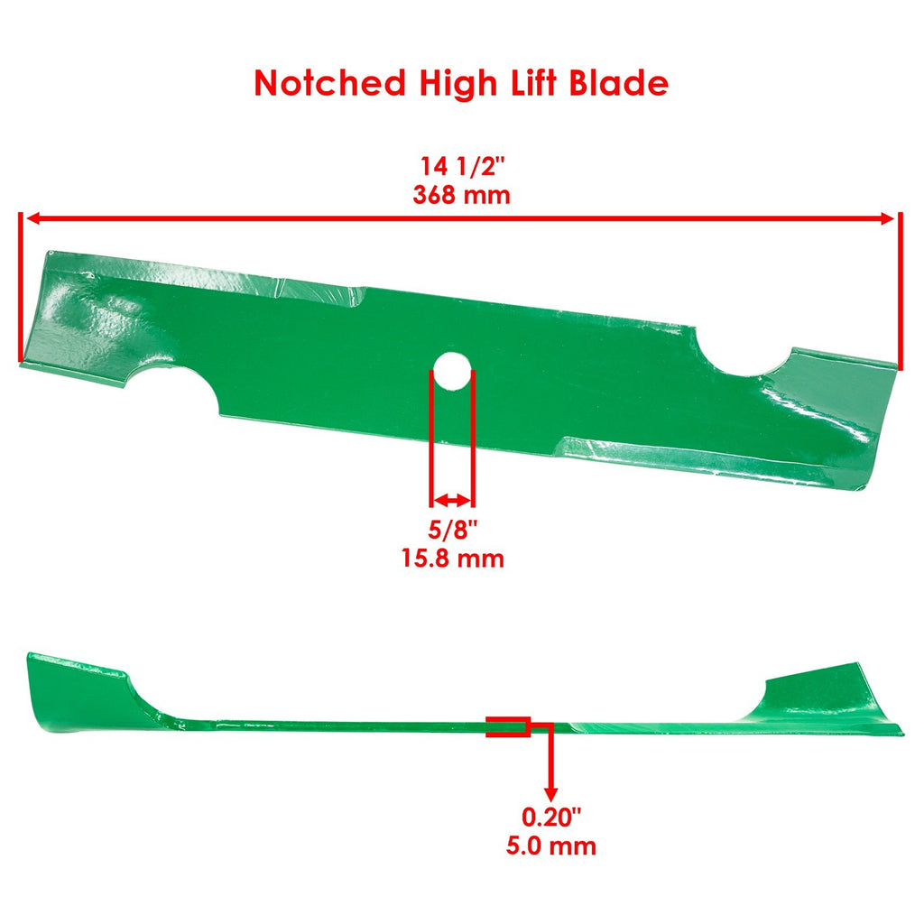 Deck Blades with Bolts Replacement Kit for Gravely Ariens (2000–2020)
