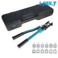 Hydraulic Wire Terminal Crimper Tool for Battery Cables (16 Mt, 13 Dies)