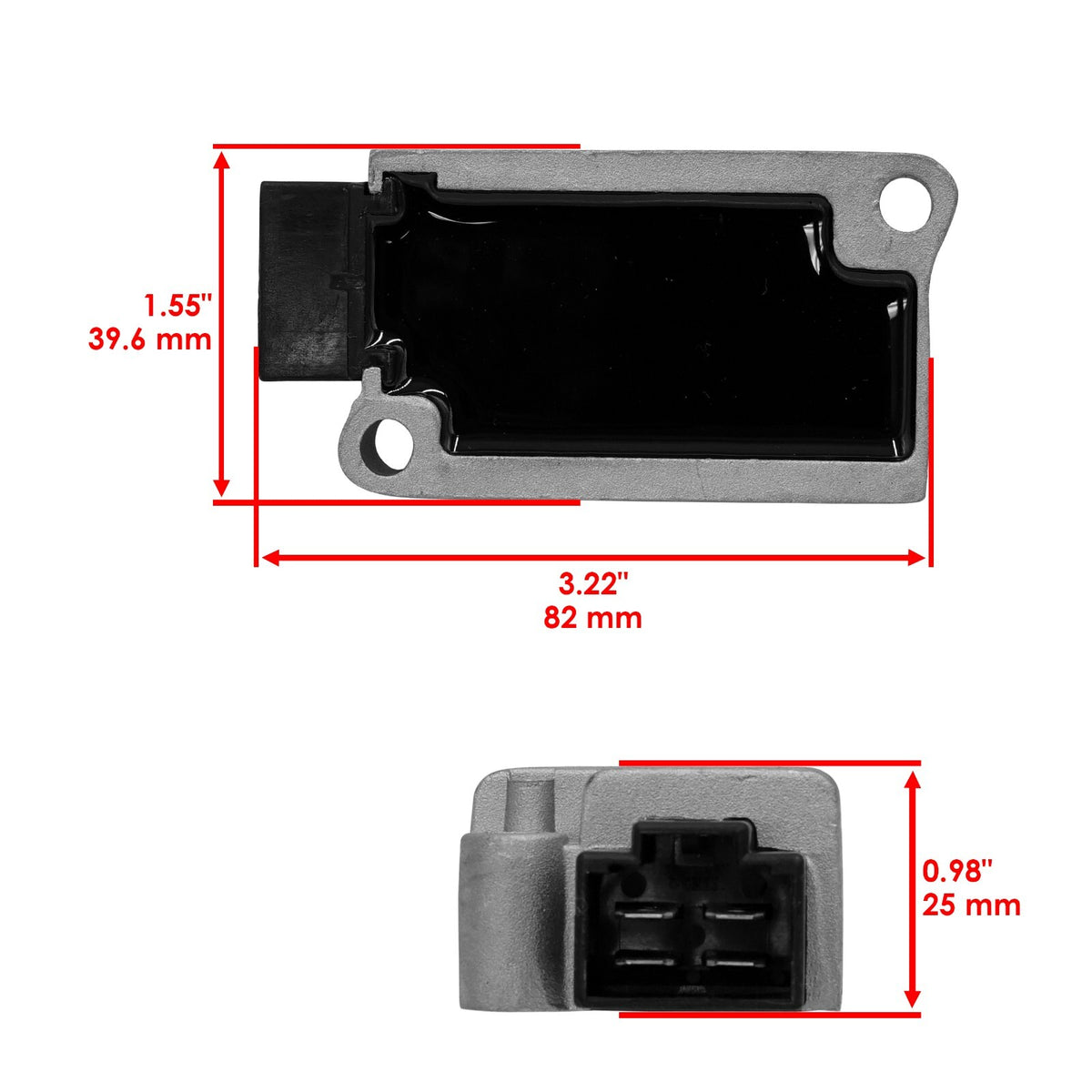 Stator Regulator Rectifier Replacement with Gasket for Kawasaki Eliminator 125 (2001–2009)