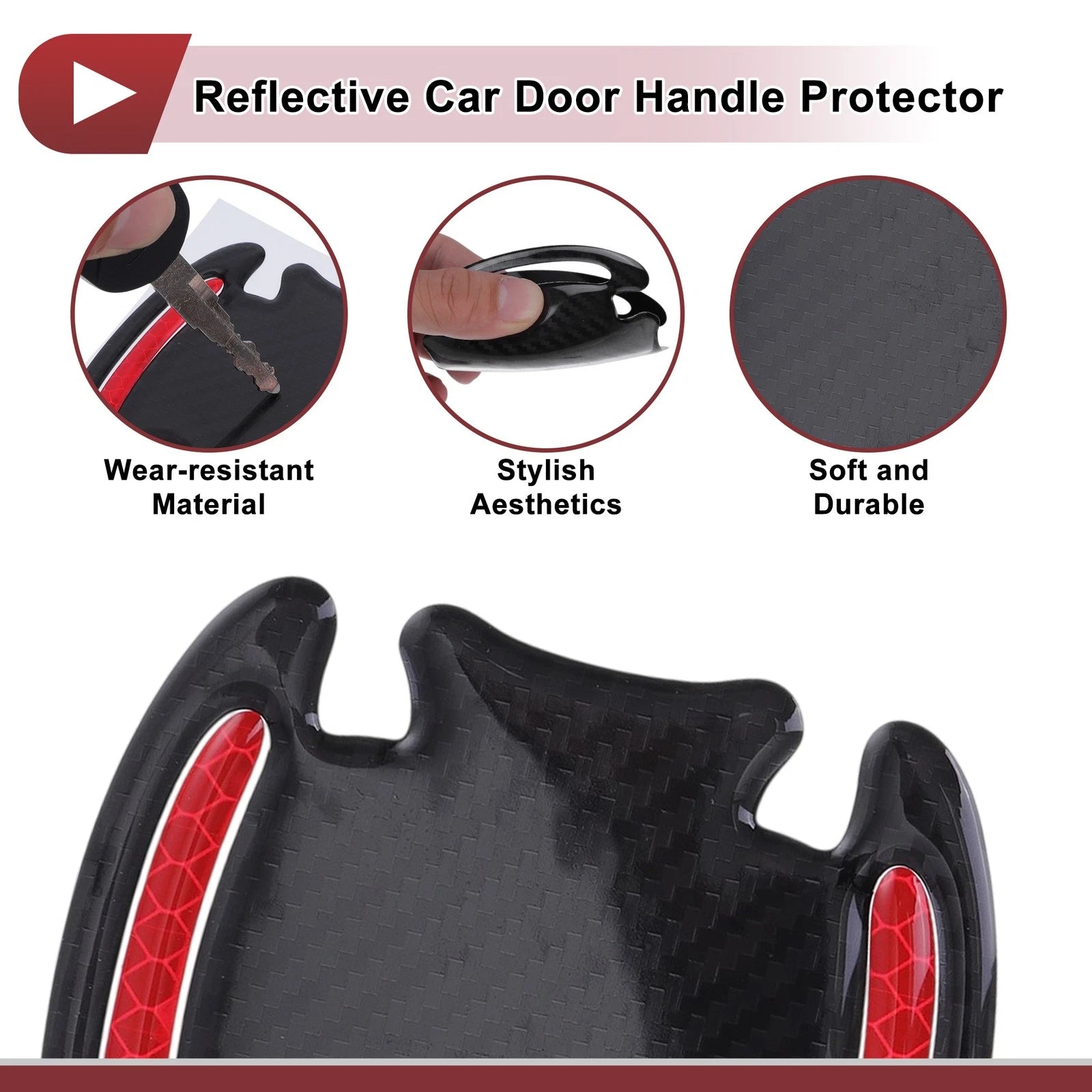 Reflective Door Handle Scratch Protector Film for Car