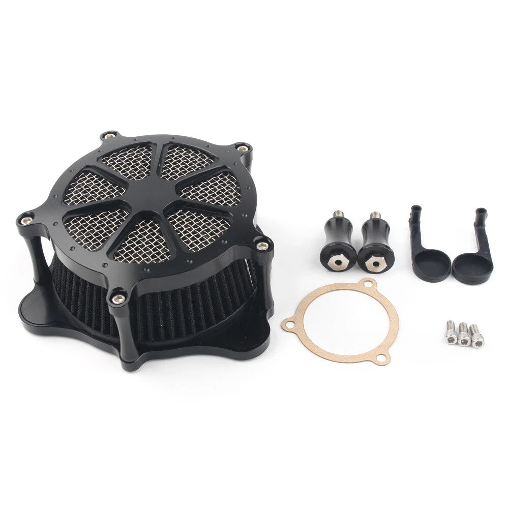 Turbine Spike Air Intake Filter Cleaner for Harley Road Glide FLTR Softail