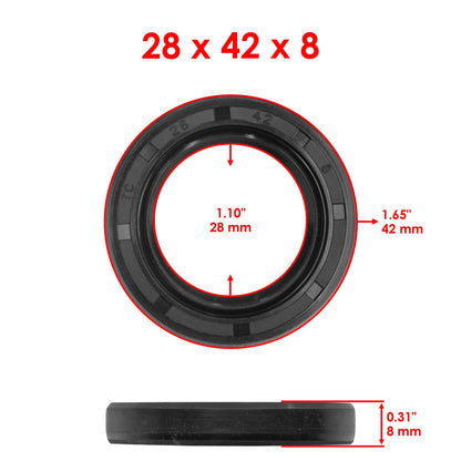 Front Wheel Bearing and Seal Kit for Honda TRX250TE TRX250TM Recon (2002–2009)
