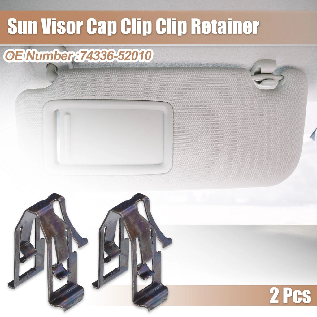 Sun Visor Clip Retainer Replacement 2pcs for Toyota Hilux (2005–2015)