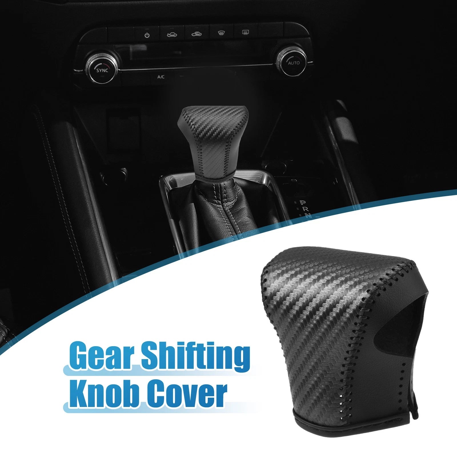 Gear Shift Head Knob Cover Replacement for Lexus UX 200 2019–2022 Black