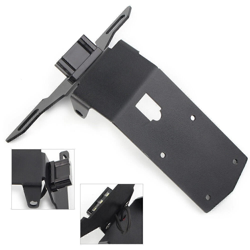 Rear License Plate Holder Bracket for Kawasaki Ninja H2 SX (2019–2021)