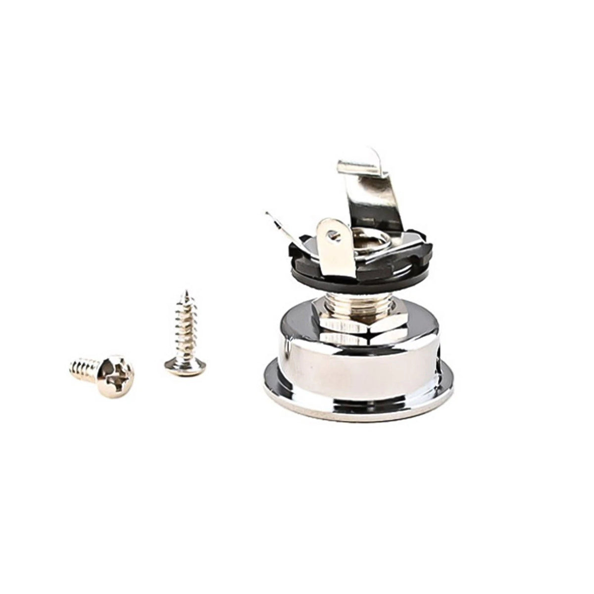 6.35mm Plug Socket Jack Plate Holder for Telecaster TL Guitar