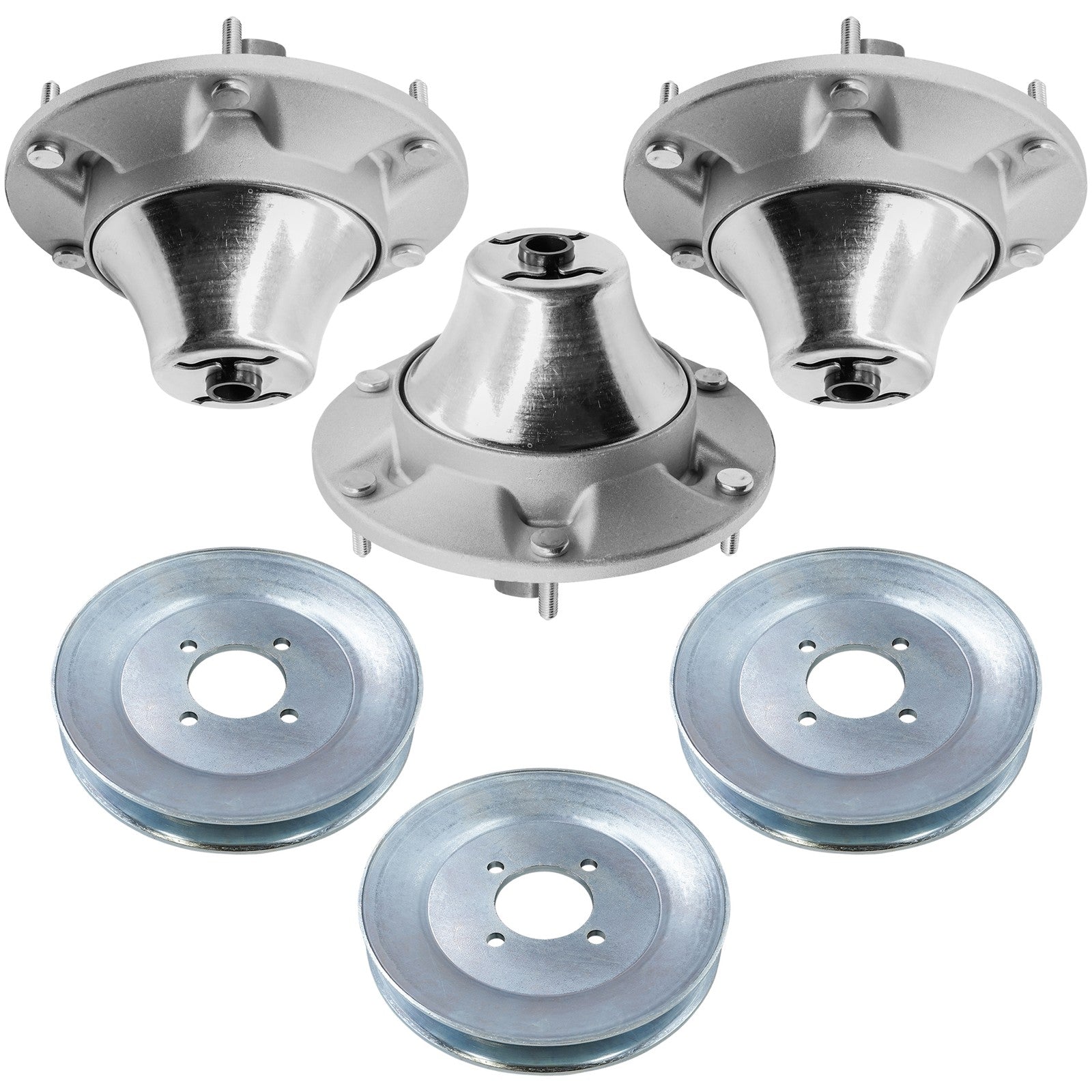 Deck Spindle With Pulley Replacement for John Deere Z955R Z970R (2016–2025)