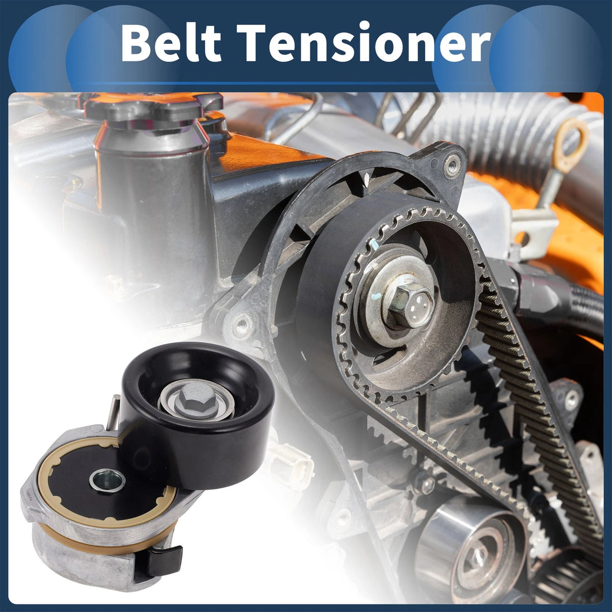 Belt Tensioner for Toyota Tundra (2006–2015) OEM Replacement Metal 1 Piece