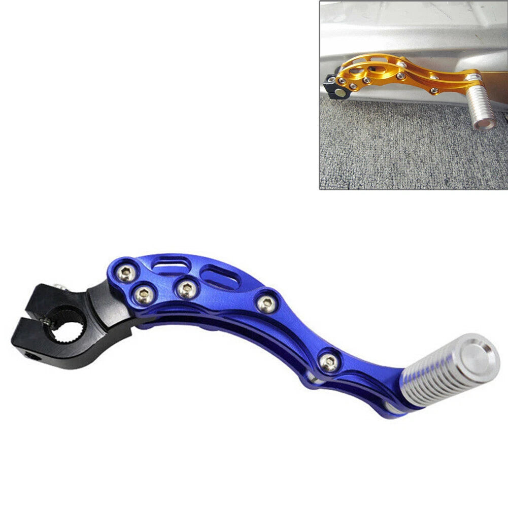 Modified CNC Engine Levers Starter Pedal Shift Lever Universal Motorcycle Blue