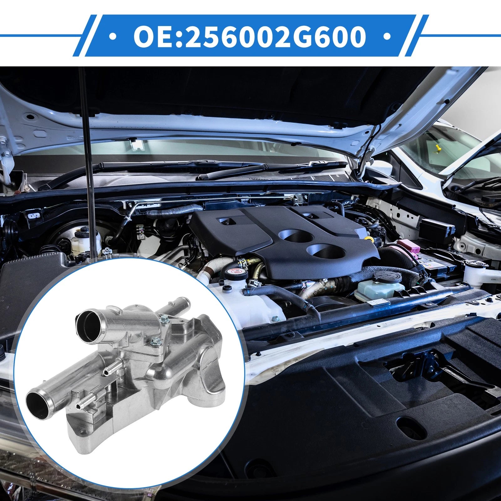 Aluminum Thermostat Housing Replacement for Hyundai Sonata (2008–2010)