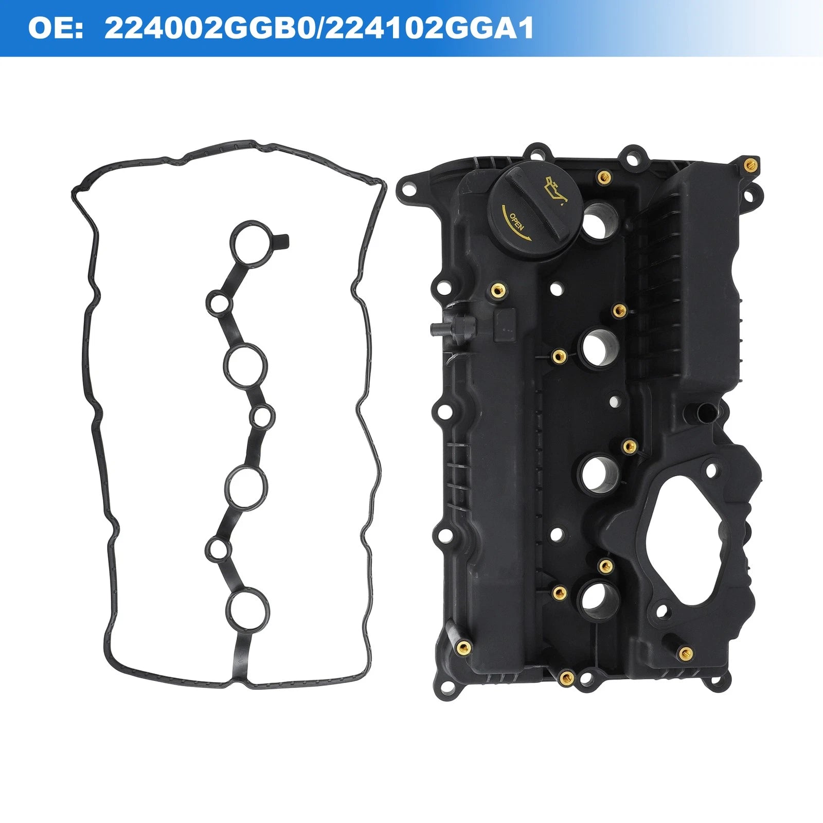 Engine Valve Cover with Gasket for Hyundai Sonata (2015–2019)