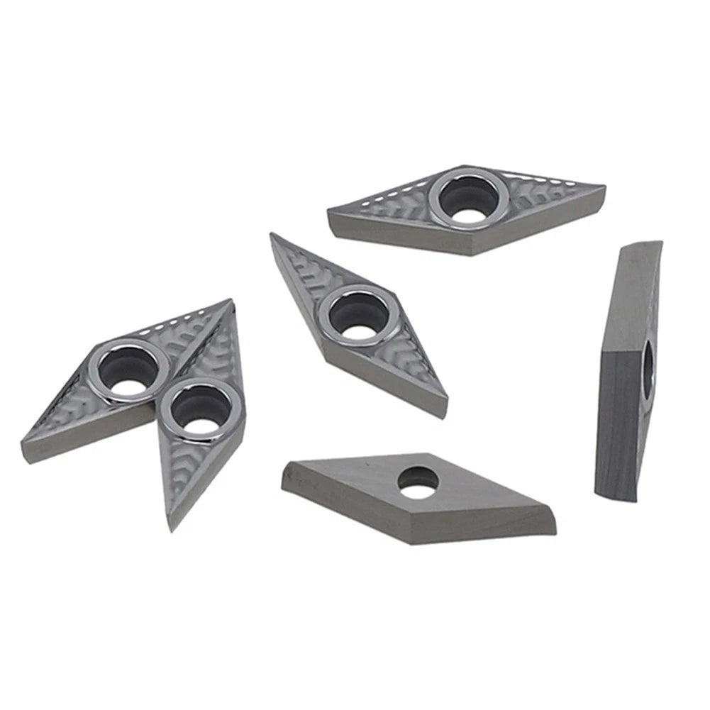 10PCS Carbide Turning Insert VCGT110304AK for Aluminum Lathe Cutting
