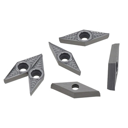 10PCS Carbide Turning Insert VCGT110304AK for Aluminum Lathe Cutting