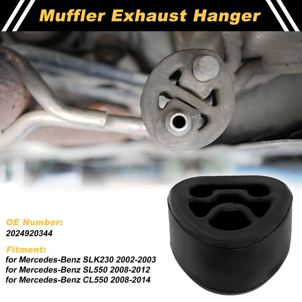 Exhaust Hanger Muffler Replacement Rubber for Mercedes-Benz SLK230 (2002–2003)