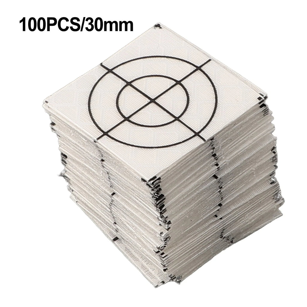 100pcs Reflective Targets for Total Station Reflector (20/30/40/50/60mm)