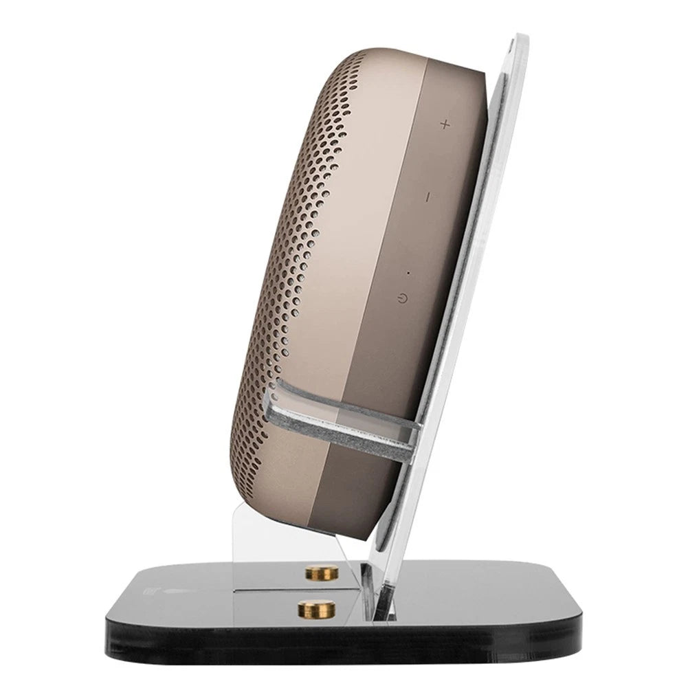 Acrylic Desktop Stand with Cushion Pad for Beosound A1 Speakers