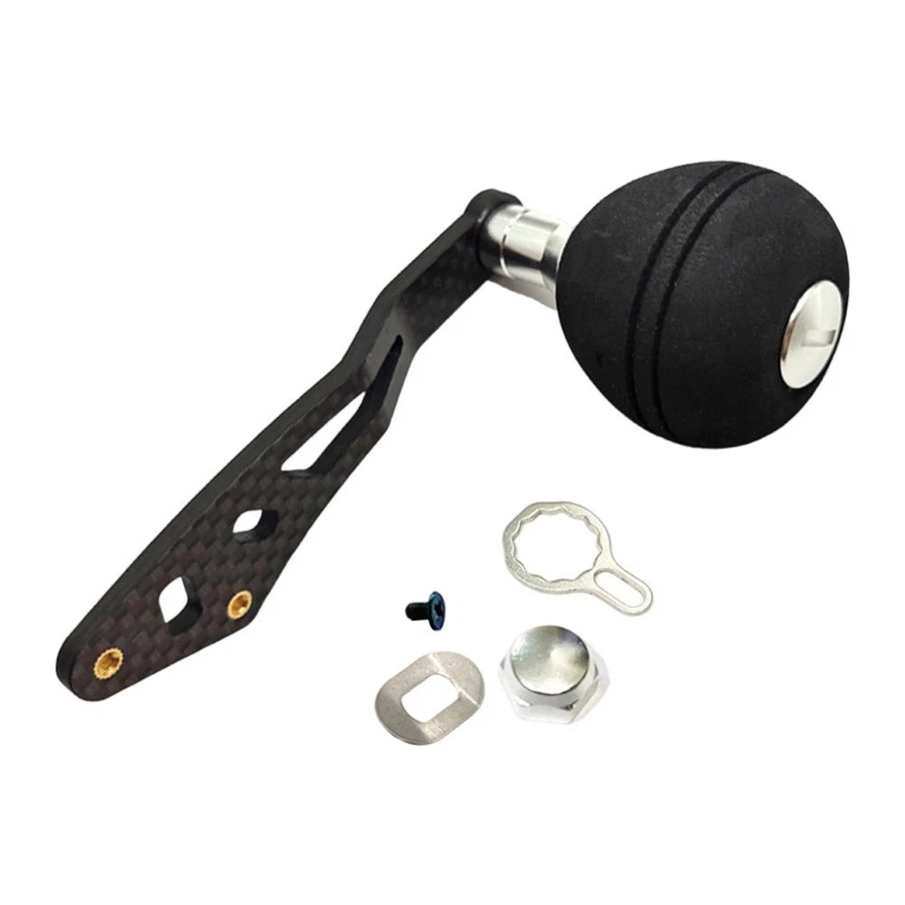Carbon Single Arm Handle for DAIWA Casting Reels with EVA Knobs