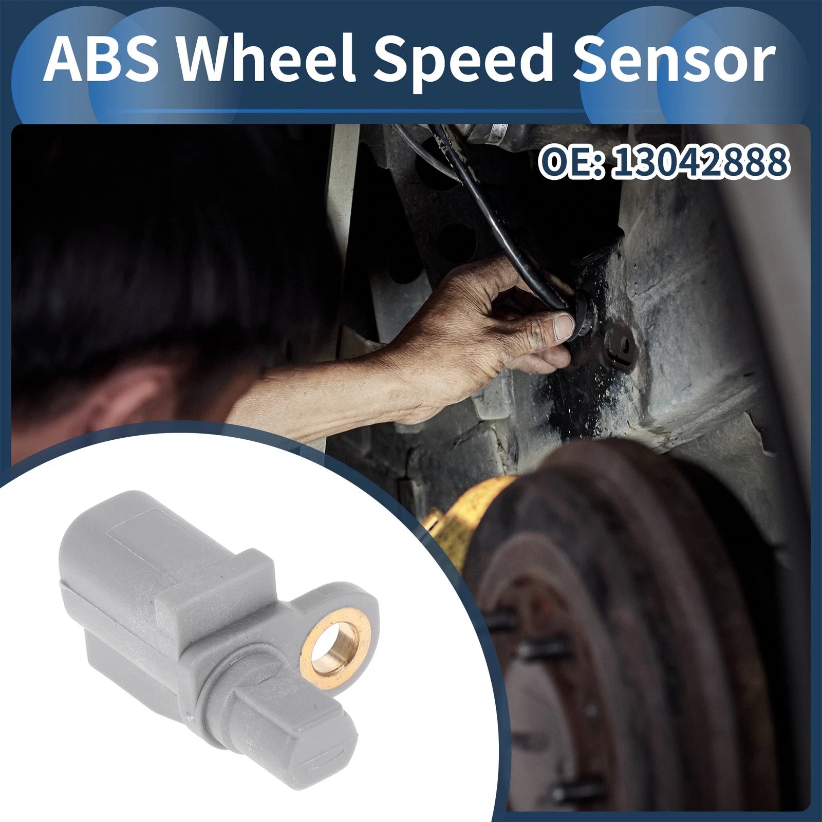 ABS Wheel Speed Sensor No. 13042888 for Ford C-Max (2013–2018) Rear