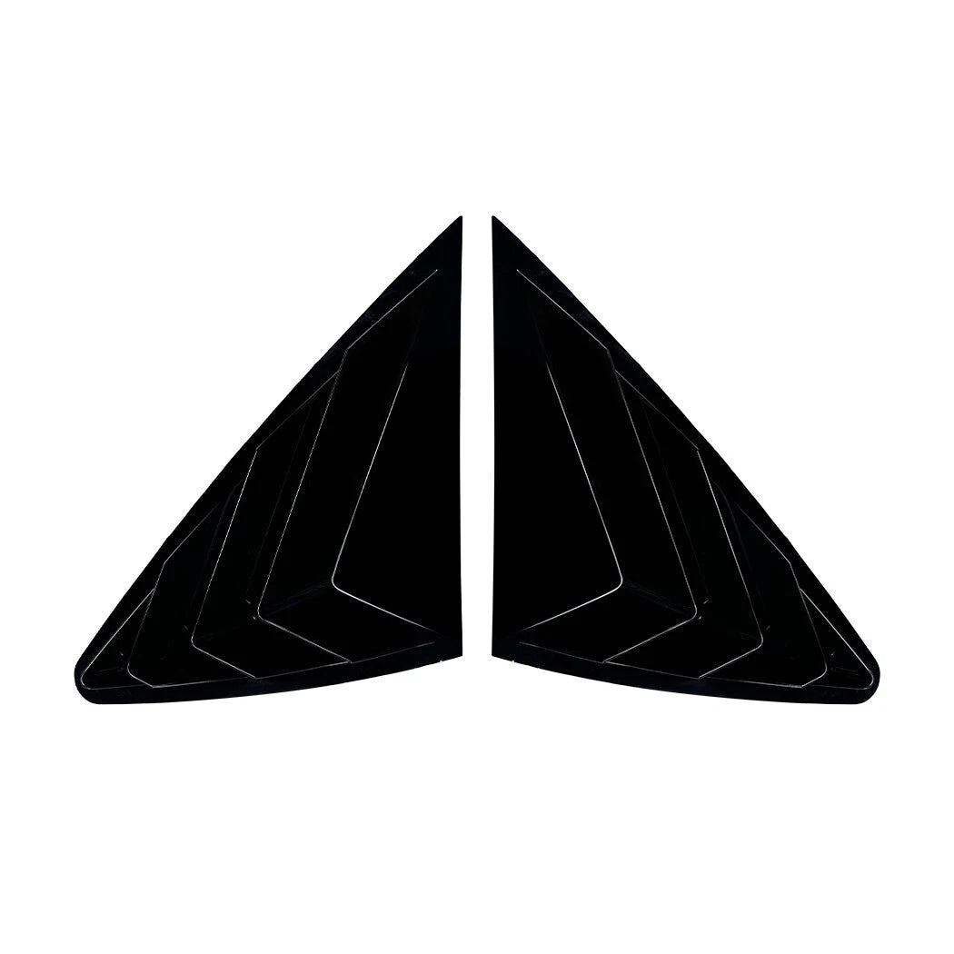 Black Rear Side Window Louver Trim for Benz GLC-Class Coupe C254 (2024–2024)