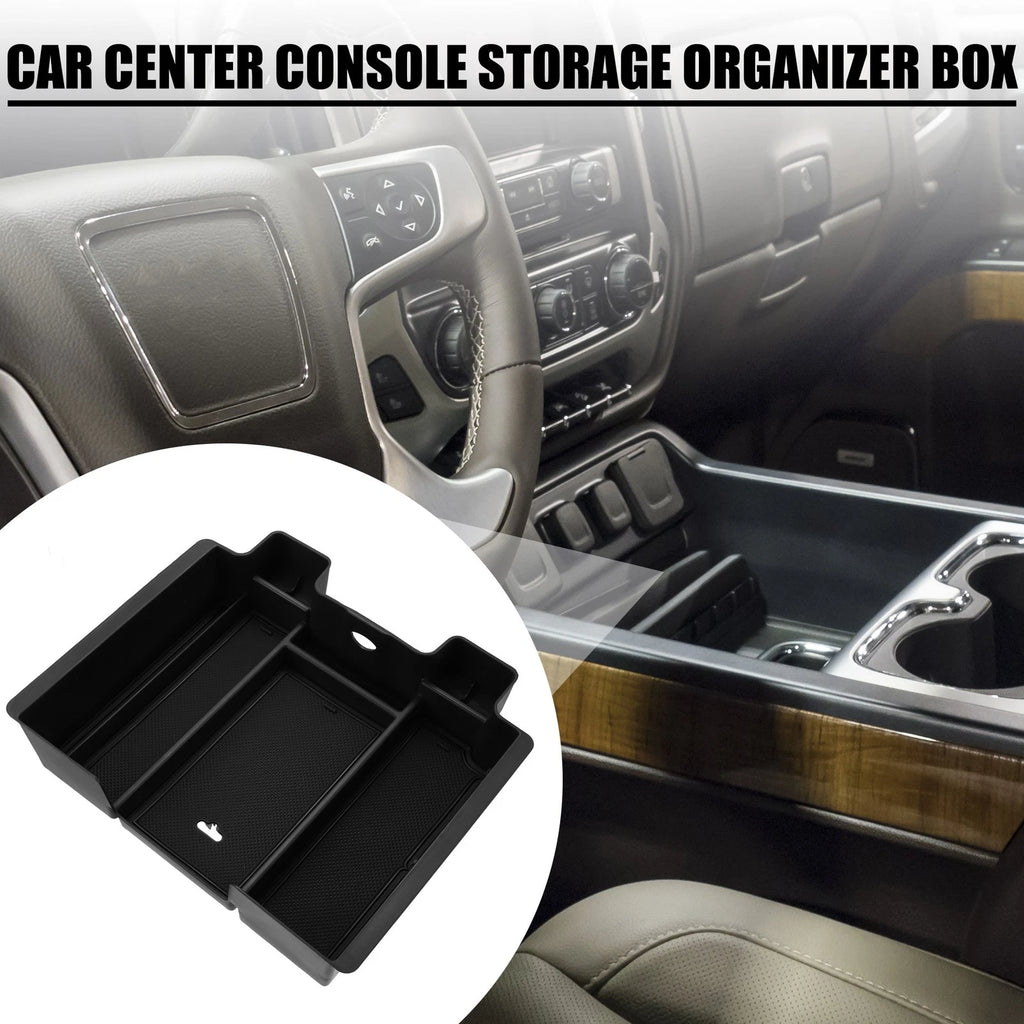 Center Console Tray Panels Organizer Box Full Size for Chevy Silverado (2014–2023)