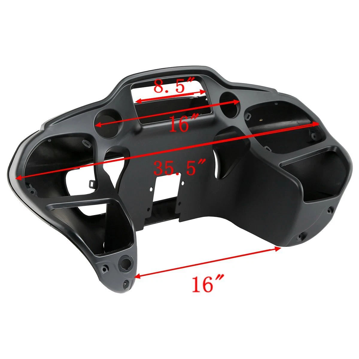 Matte Black Inner Outer Fairing Speaker Covers for Harley Road Glide (2015–2023)