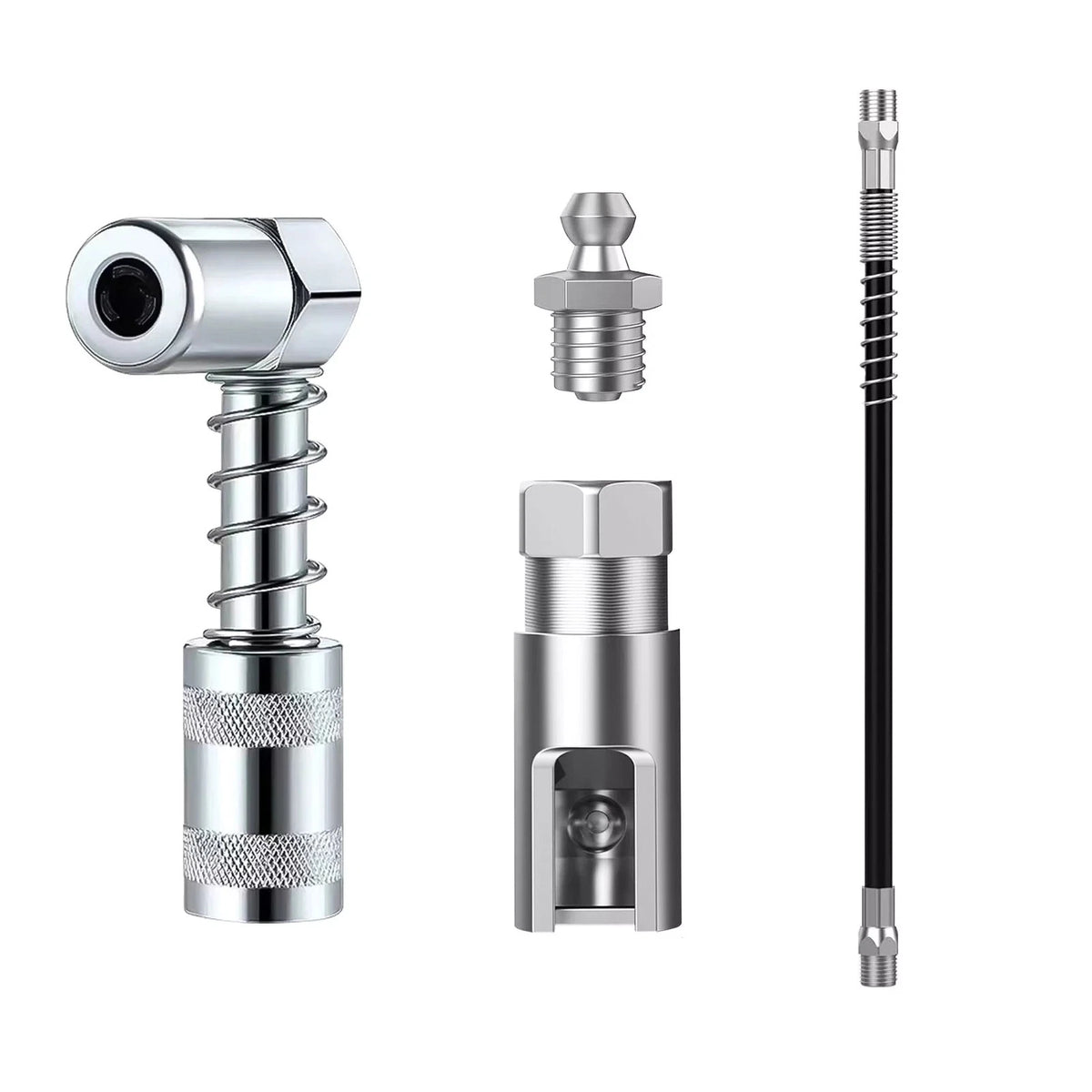 Right-Angle 90-Degree Push-on Grease Coupler for Universal Applications (NPT)