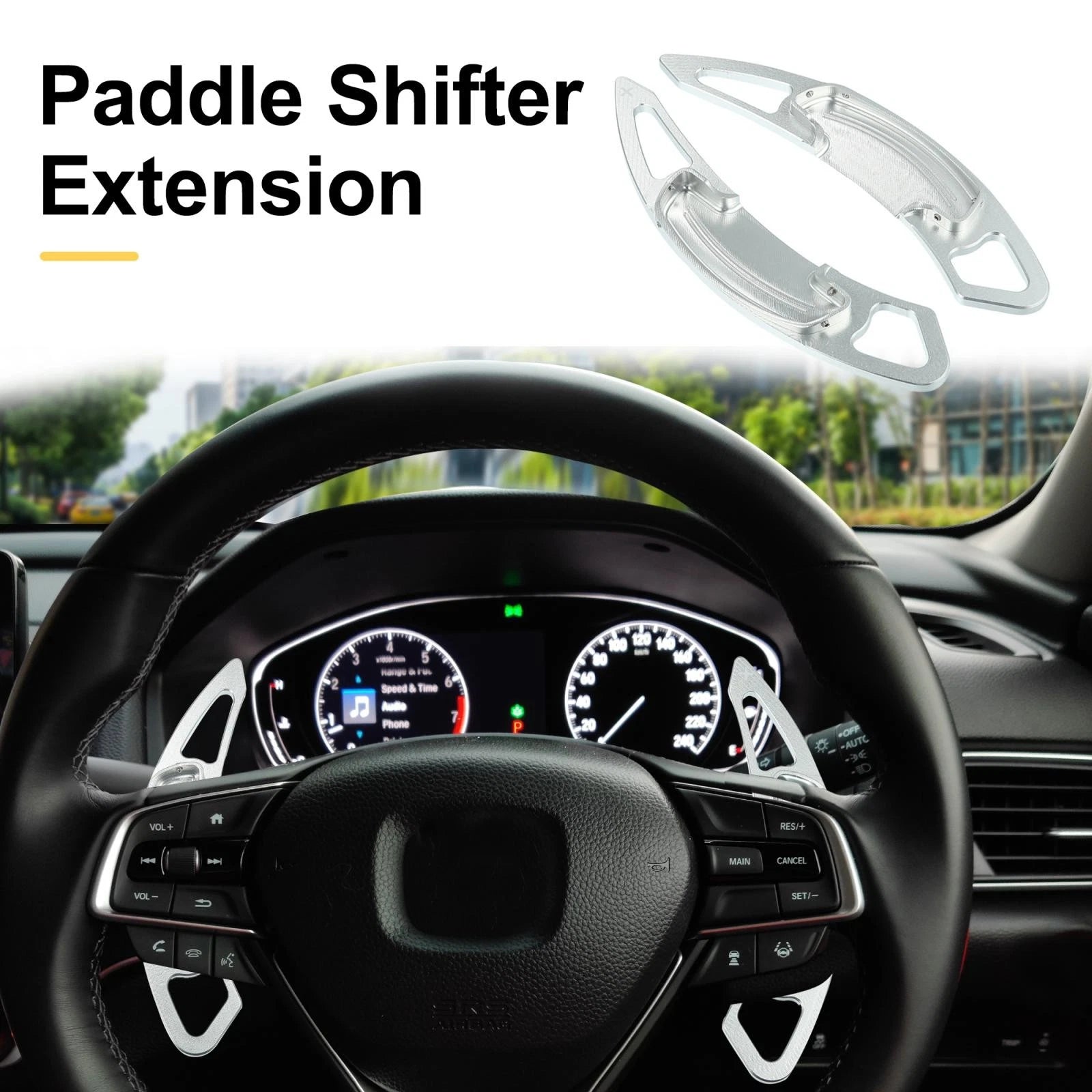 Paddle Shifters Aluminum Alloy Pair Replacement for Honda Spirior (2015–2018)