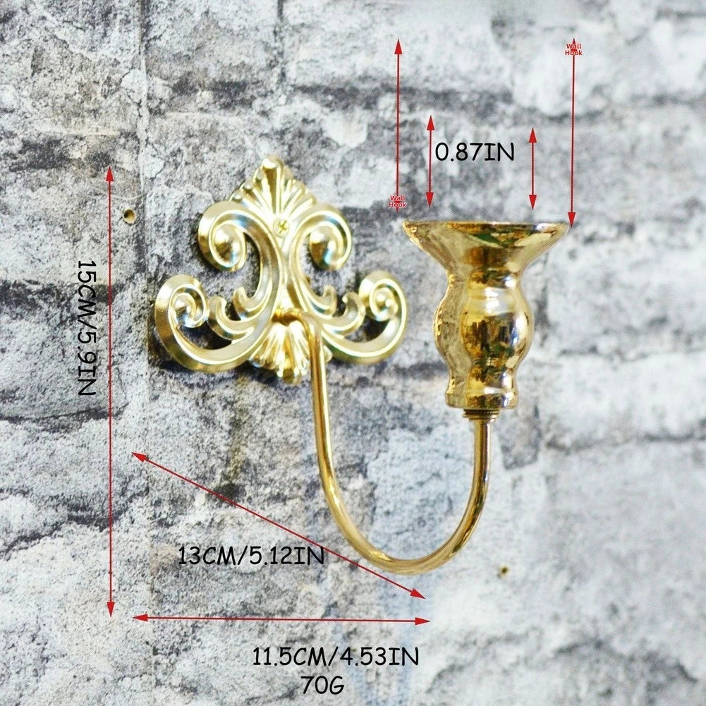 Vintage Iron Wall Mounted Candlestick Holder for Candle Use