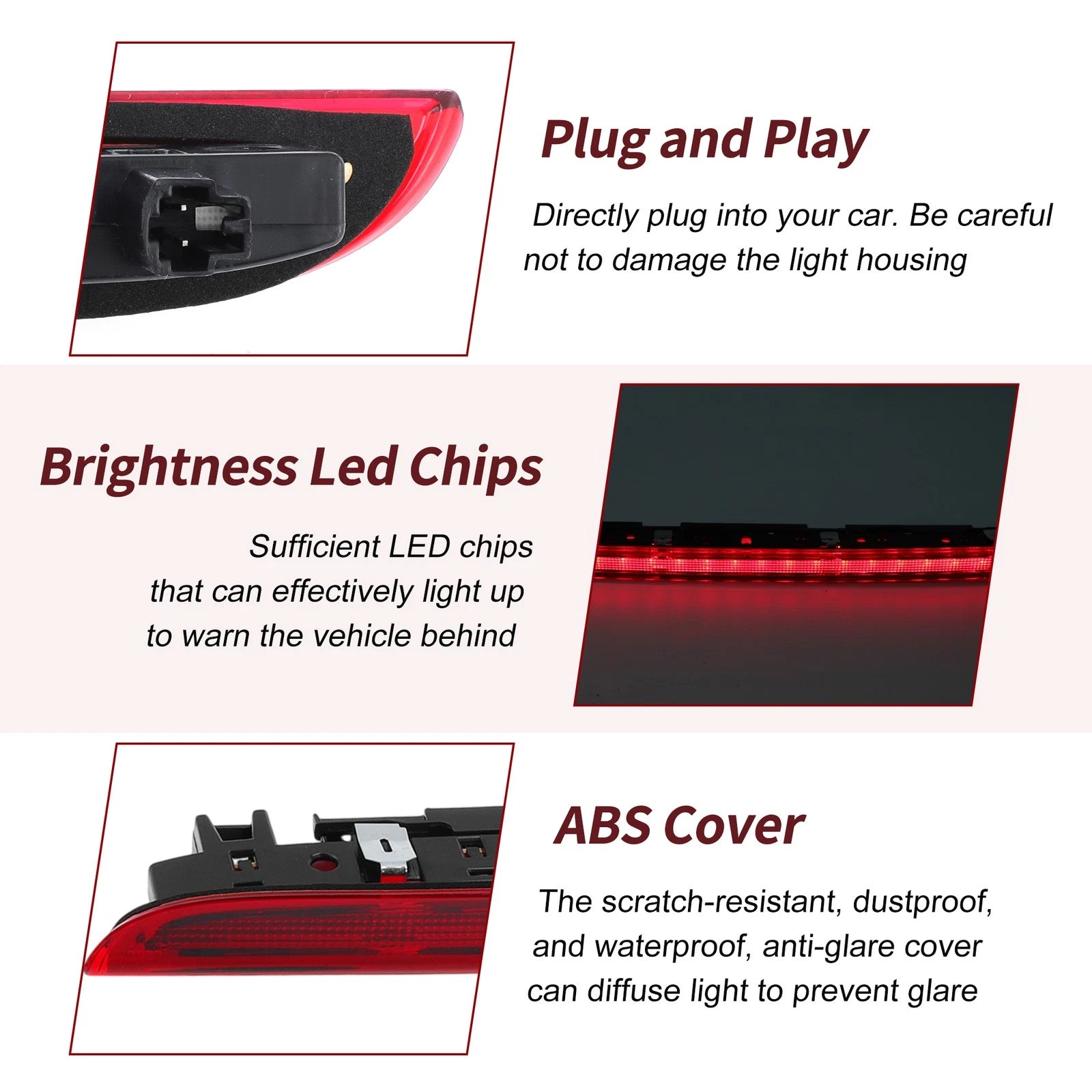 LED Third Brake Light for Audi A6 C6 Avant (2005–2011) 4F9945097